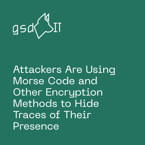 attackers using morse code post