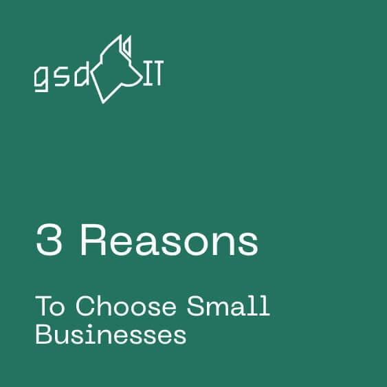 3 reason to choose small business post